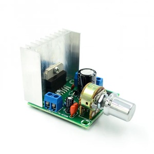 TDA7297 Amplifier Board 48.8x48.3mm Dual <b>Channel</b> 12V Mini Amplifier FE-9720B - Product Image 3