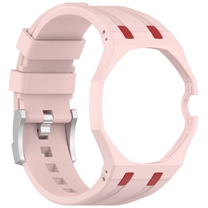 Bracelet de montre de luxe compatible pour Pop Watch, en silicone, étanche, anti-rayures, à libération rapide, multicolore - Product Image 4