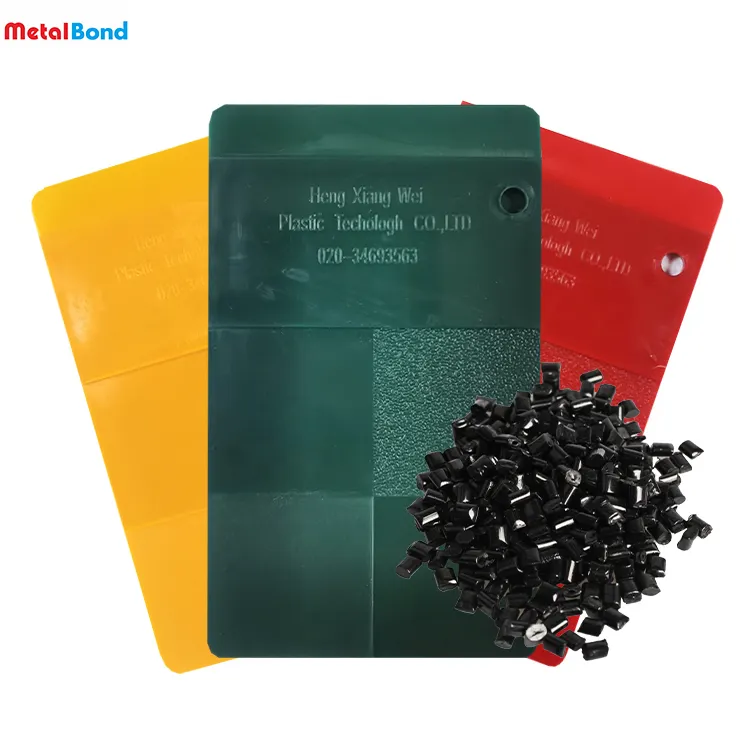 Matériau d'emballage utilisé par Masterbatch de couleur de granule noir blanc de remplisseur de MetalBond de protection de l'environnement et de sécurité