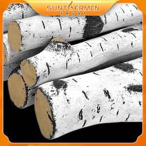 Troncos Falsos de Fibra Cerámica de Abedul para Decoración de Chimeneas de Gas y Uso a Altas Temperaturas - Product Image 3
