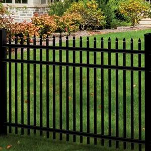 Piquete de metal galvanizado <span class=keywords><strong>Corten</strong></span> negro impermeable con recubrimiento en polvo <span class=keywords><strong>Precio</strong></span> de cercado de <span class=keywords><strong>acero</strong></span> tubular <span class=keywords><strong>Valla</strong></span> de <span class=keywords><strong>acero</strong></span> tubular - Product Image 1
