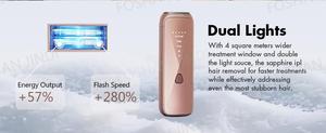 Appareil d'épilation au laser IPL de haute qualité à vente chaude en Asie du Sud-Est, double tube lumineux, 24j, épilateur saphir haute énergie - Product Image 4