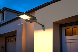 RoHS Certified 4 <strong>Watt</strong> <strong>Solar</strong> LED Light Black Motion Sensor for Street, Garden, Wall - Product Image 6