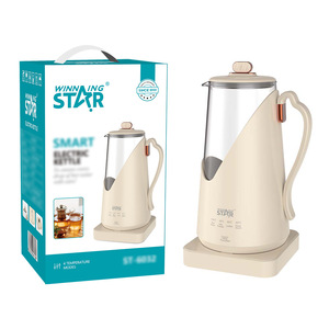 Hervidor de Agua Eléctrico Winningstar para el Hogar, Hervidor Pequeño para Hotel con Base, Hervidor Eléctrico con Temperatura Constante - Product Image 1