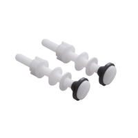 JIELIN T3101-80 Fixations modernes blanches pour réservoir de toilettes, boulons POM M10*70, installation facile
