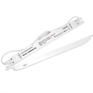 Driver LED linéaire étanche DC24V AC-DC 60W pour intérieur, boîtier plastique, protection IP20, gradation 0-10V/PWM/<span class=keywords><strong>Dali</strong></span>, certifié CE - Product Image 1