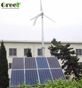 Sistema Híbrido Solar y Eólico de 10KW, 5KW + Energía Solar de 5KW, Fuera de la Red, con Almacenamiento de Batería, Kit Completo - Product Image 1