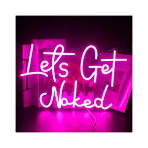 HMonKY Wholesale Customised Mr And Mrs Wedding Home Beer Bar Wall Oh Baby Happy Birthday Light Led Custom Made Neon Sign For Bed