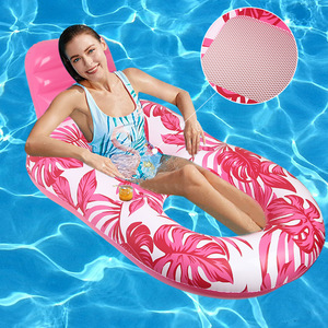 Chaise longue flottante d'été en PVC pour adultes Bouée d'eau Chaise longue de plage pour le divertissement Jouets de natation - Product Image 3