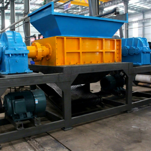 Double Shaft High Productivity <b>Waste</b> Recycling Shredder Machine for Scrap Metal Plastic & Tyre High Efficiency Portable - Product Image 1