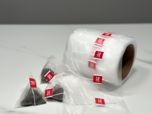 Rollo de Tela de Malla de Nailon de Alta Precisión para Bolsas de Té, Termosellable, Material de Embalaje Duradero - Product Image 1