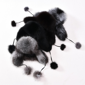 Hot Koop Winter Warme Muts Echt Vossenbont Hoeden Voor Dames Vrouwen Oorklep Ushanka Hoed - Product Image 5