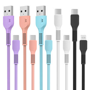 Câble de charge rapide Micro <span class=keywords><strong>USB</strong></span> 3A MICCELL, câble de données pour téléphone, compatible IOS et ordinateur Type-C, 1M PVC, vente en gros - Product Image 2