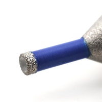 Fraise diamantée brasée sous vide pour chanfreinage et profilage des bords de carrelage, marbre et granit sur meuleuse d'angle