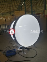 Boîte à lumière Led cob, panneau lumineux 3D avec Logo personnalisé, pour publicité en extérieur, boîtes à lumière Led