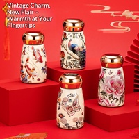Nouvelle Tasse Cadeau Portable Mini Style Chinois 2026 en Acier Inoxydable 316, Isolation Sous Vide, Affichage de Température, Anti-Fuite et Anti-Odeur