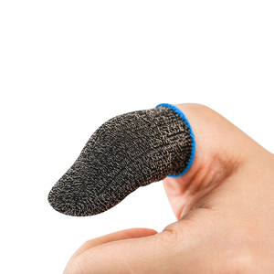 Touch Screen Thumb <strong>Silver</strong> Fiber Finger <strong>Glove</strong> Playing Phone Game Anti Slip <strong>Gloves</strong> for Gaming with Digeine for Game - Product Image 4