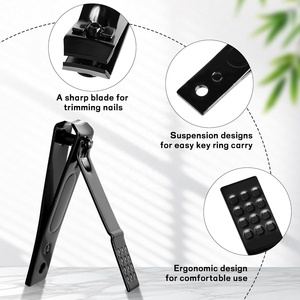 Bộ dụng cụ chăm sóc móng tay nam 7 trong 1 bằng nhựa, bộ dụng cụ làm móng tay và chân, hộp đựng du lịch, phụ kiện chăm sóc cá nhân hoàn hảo cho chồng, quà tặng - Product Image 5