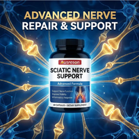 Complément Herbal OEM à Succès pour la Santé du Nerf Sciatique : Capsules à l'Acide Alpha-Lipoïque et au Curcuma pour Adultes