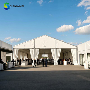 Tente de réception en aluminium pour <span class=keywords><strong>300</strong></span> places assises, 1000 personnes, pour mariages, églises, fêtes, événements sportifs, expositions, événements extérieurs, avec couverture en PVC, taille personnalisée, toutes dimensions - Product Image 5