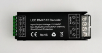 Vente chaude 1 canal LED DMX 512 DÉCODEUR universel décodeur fort, led contrôleur dmx 12V-24V /300W,CE