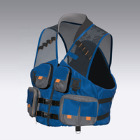 Nouveau Type gilet de sauvetage de pêche en plein air PFD plusieurs poches flottant pêche en mer gilet de sauvetage pour adultes hommes femmes