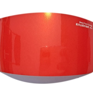 WRAPMASTER Vinilo Adhesivo para Automóviles, 1.52*17m, PVC Importado, Removible, Color Naranja <span class=keywords><strong>Fuego</strong></span>, Super Brillante, Metálico - Product Image 2