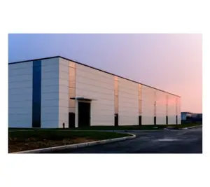 Fabricants d'entrepôts à structure en acier de haute qualité Structure en acier préfabriquée Bâtiment à ossature métallique Hangar d'avion