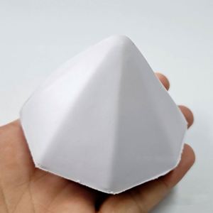 Wholesale <b>Cheap</b> Custom Logo Printed PU <b>Foam</b> Diamond Shape Stress Ball Promotional Toy - Product Image 2