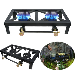 โครงเหล็กคุณภาพสูงใหม่ + หัวเตาเหล็กหล่อภายในเตาแก๊สแบบพกพา - Product Image 1
