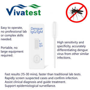 Carte de test rapide Vivatest HCV HBsAg HIV, kit de diagnostic certifié CE, résultats en 10 minutes - Product Image 5