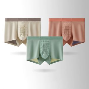 Men's Slim Fit <b>Custom</b> Logo Underwear Energy Field Therapy Pants with Stretch Bamboo Breathable <b>Boxer</b> Briefs - Product Image 1