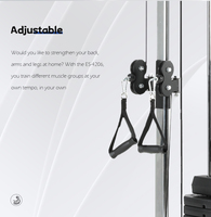 Máquina de Fitness Integral para el Hogar, Estación de Poleas Multigimnasio para Culturismo, Entrenamiento de Fuerza, Gimnasio de Pared con Cable Crossover