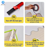 Bande de bordure en TPE autocollante en forme de U, protection flexible des bords pour armoires, tables, planches de bois, installation DIY
