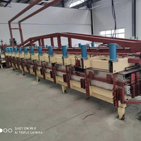 Ligne de production continue de panneaux sandwich pour PU/PIR/laine de roche, incluant une ligne de production de panneaux sandwich en PU