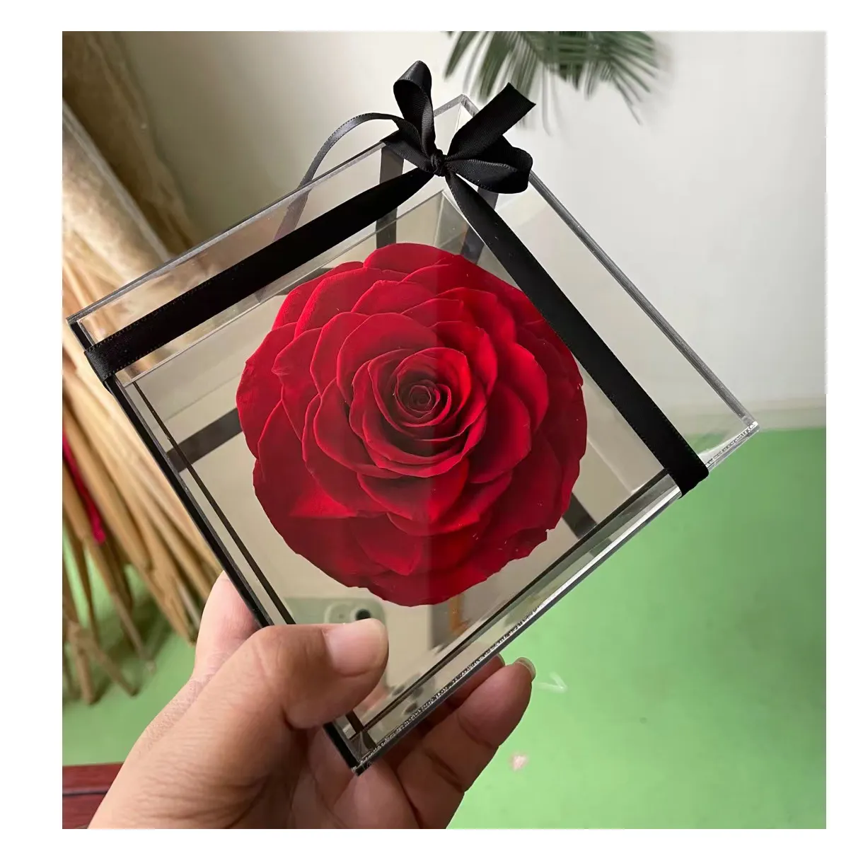 Neue Trends Ideen 2021 erhalten Rosen blume Geschenk neue Produktideen 2022 3d ewige Rose neue Idee