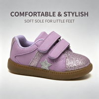 Chaussures de sport décontractées pour enfants, légères, respirantes, antidérapantes, style princesse, avec logo personnalisable