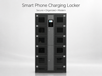Casillero Inteligente de Carga para Teléfonos con 12 Puertas y Ventanas de Privacidad Tintadas, Gabinete con Código PIN para Oficina, Hospital y Sala VIP - 2026