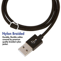 Adaptador de carga rápida tipo C de 100W, Cable DE DATOS USB C trenzado de nailon para ordenador, reloj inteligente, escáner de código de barras para teléfono móvil, auricular