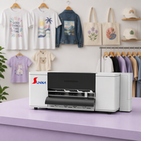 Machine d'impression DTF de bureau avec fonction de conception IA et nettoyage automatique des buses pour la personnalisation de t-shirts et les petites entreprises