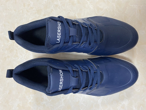 <span class=keywords><strong>Zapatillas</strong></span> Deportivas Duraderas de Marca OEM, Personalizadas, Transpirables y Cómodas, <span class=keywords><strong>Zapatillas</strong></span> de Béisbol Azul Marino para Hombre, <span class=keywords><strong>Tacos</strong></span> de Béisbol - Product Image 4