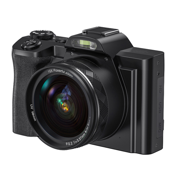 Professional 5K Mirrorless DSLR Style Vlogging Camera Digital Zoom HD Recording Built-in WIFI Support for Video Camera