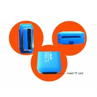 Lecteur de carte TF USB 2.0 Mini Portable, adaptateur de carte mémoire Micro SD, lecteur flash haute vitesse pour ordinateur PC