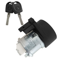 Serrure de contacteur automobile pour Audi A6 B5, cylindre de serrure de contacteur B5, 2 clés, pièces automobiles en alliage de zinc Wilongda