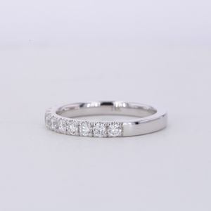 2.1mm DEF VVS VS ラウンド EXカット ラボダイヤモンド ジュエリー Starsgem ウェディング エタニティバンド 10K 14Kゴールド HPHT CVDダイヤモンドリング - Product Image 3