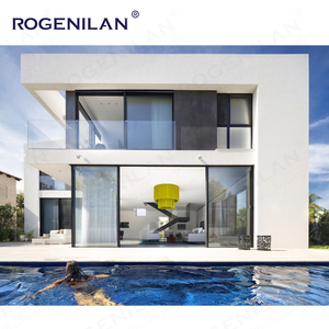 Rosenilan Design professionale in alluminio altre porte e finestre in vetro temperato porte e finestre resistenti agli urti per ville - Product Image 2