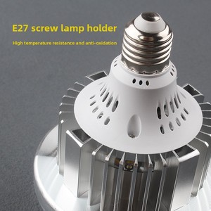 Lámpara LED de Alta Potencia Tipo Hongo para Iluminación de Almacenes, Control Manual con Interruptor, Temperatura de Color 6500K, Construcción de Aluminio+PC, E27 - Product Image 4