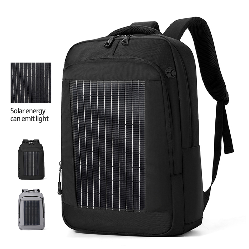Men s Outdoor Solar Charging Backpack