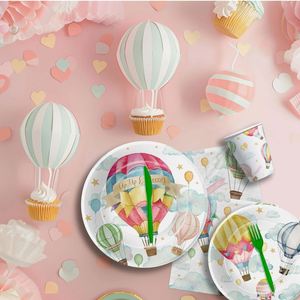 Juego de Vajilla para Fiestas, Paquete para Baby Shower para 24 Personas, Incluye 24 Platos de 9'', 24 Platos de 7'', 24 Vasos de 9oz, 24 Servilletas de 6.5'' - Product Image 3