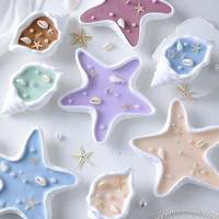 Vela Aromática LANJO Exclusiva con Aroma a Concha y Estrella de Mar, Vela de Aromaterapia con Temática Oceánica para Decoración de Dormitorios y Creación de Atmósfera